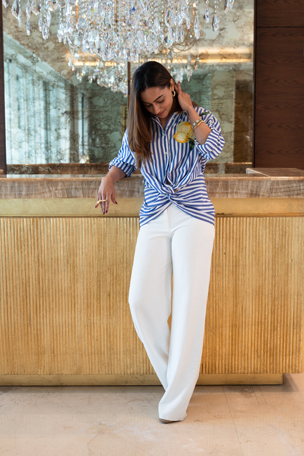 Lemon Knotted Shirt - Urban Life