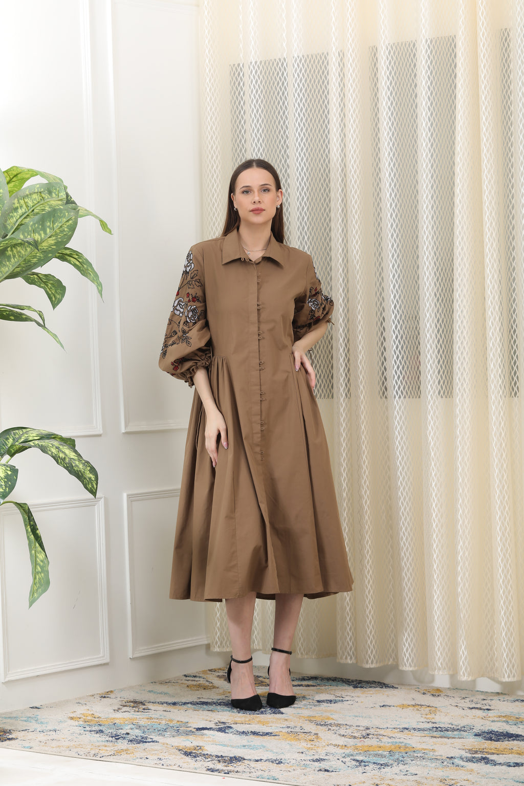 Lea Brown Dress