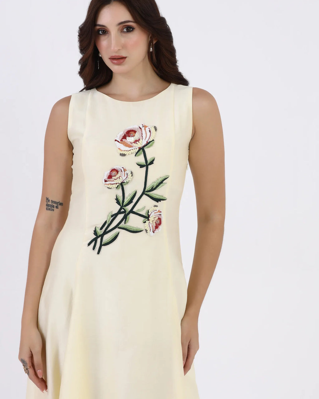 Buttercream Bloom Midi Dress