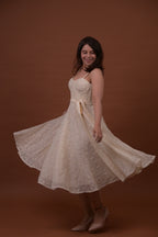 White Petal Corset Dress