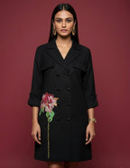 Black Trench Dress