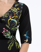 Midnight Aviary Sheath Dress