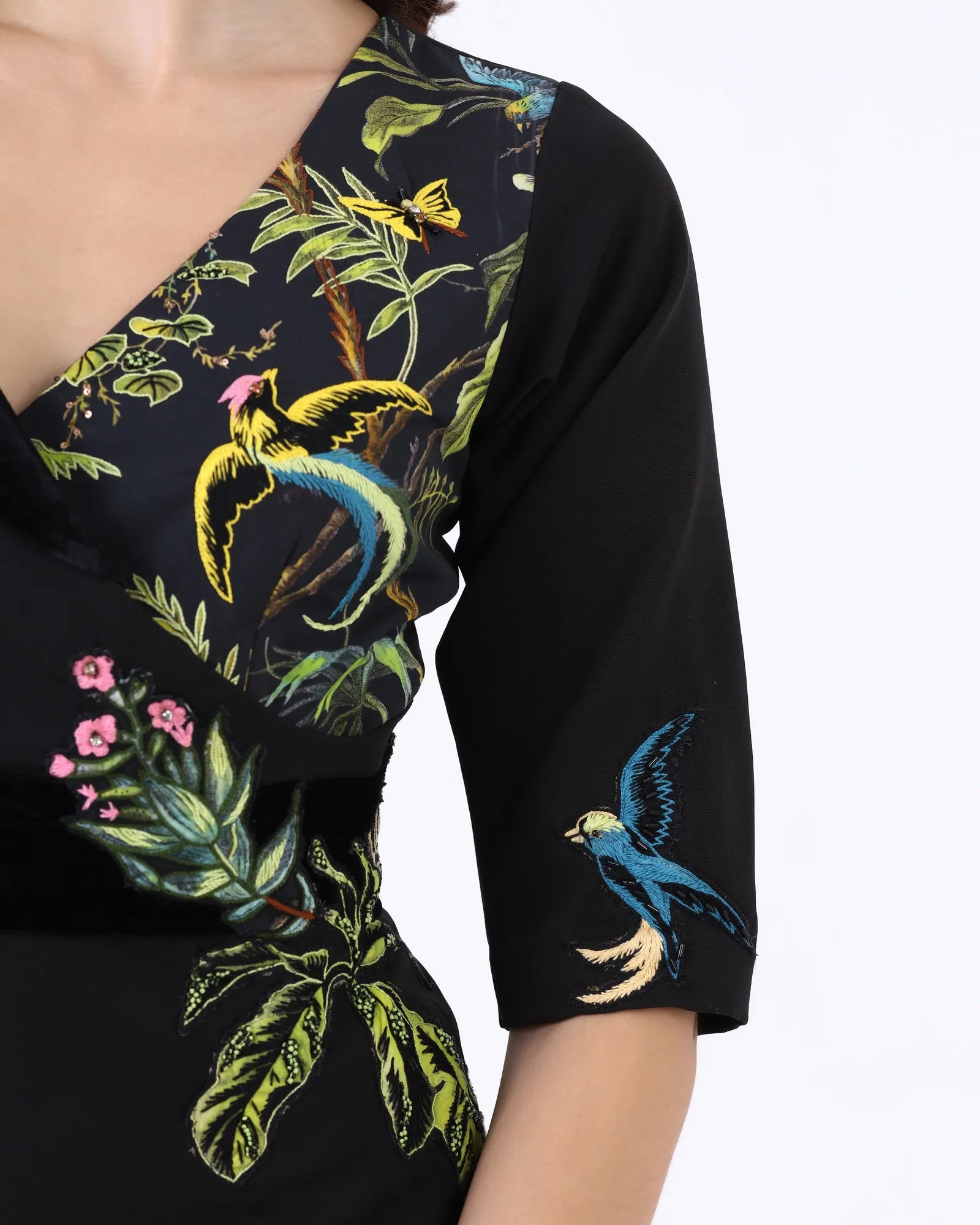Midnight Aviary Sheath Dress