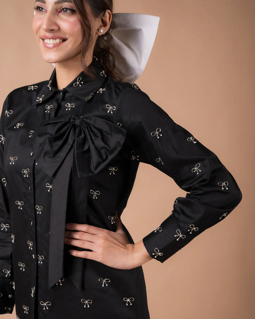The Bow Shirt - BeyondStiches