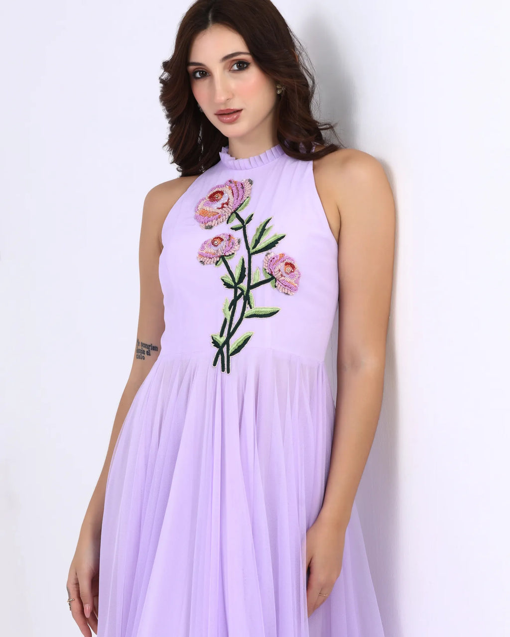Lavender Petal Tulle Dres