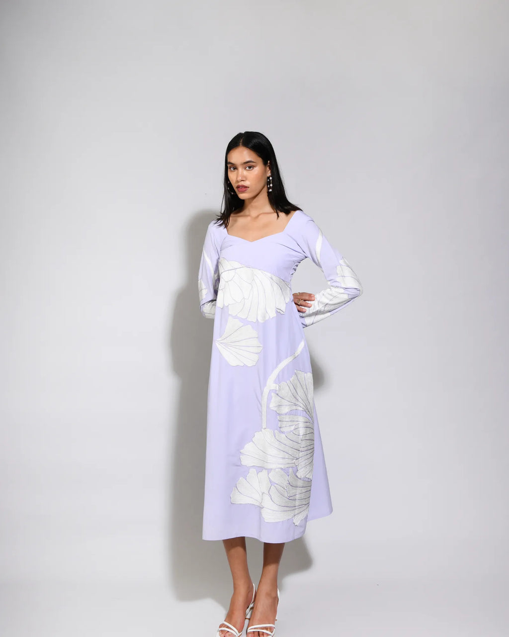 Lilac  Rose Dress