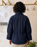 Floral Denim Shirt - Shweta Chugh