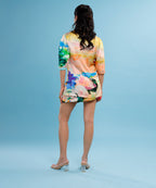 Cyphéa Tie-up Shirt and Shorts - Stitched Almaree