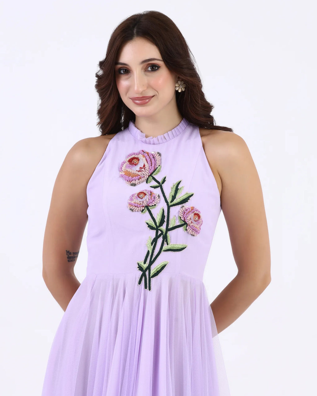 Lavender Petal Tulle Dres
