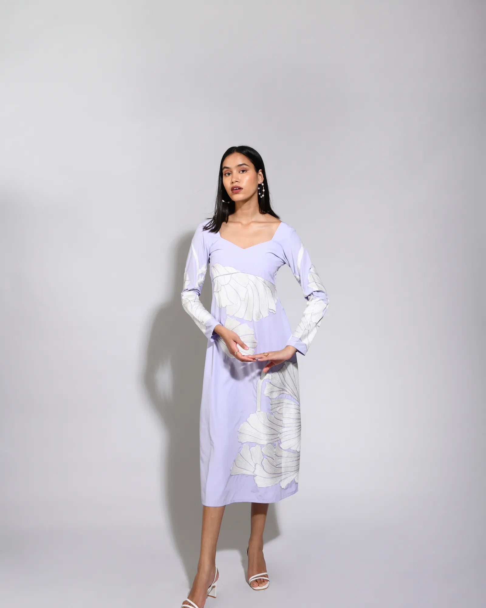 Lilac  Rose Dress