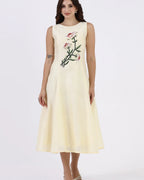 Buttercream Bloom Midi Dress