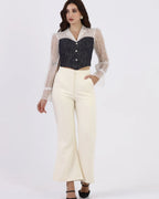 Noir Lace Corset Top