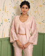 Pearl Embroidered Fusion Set