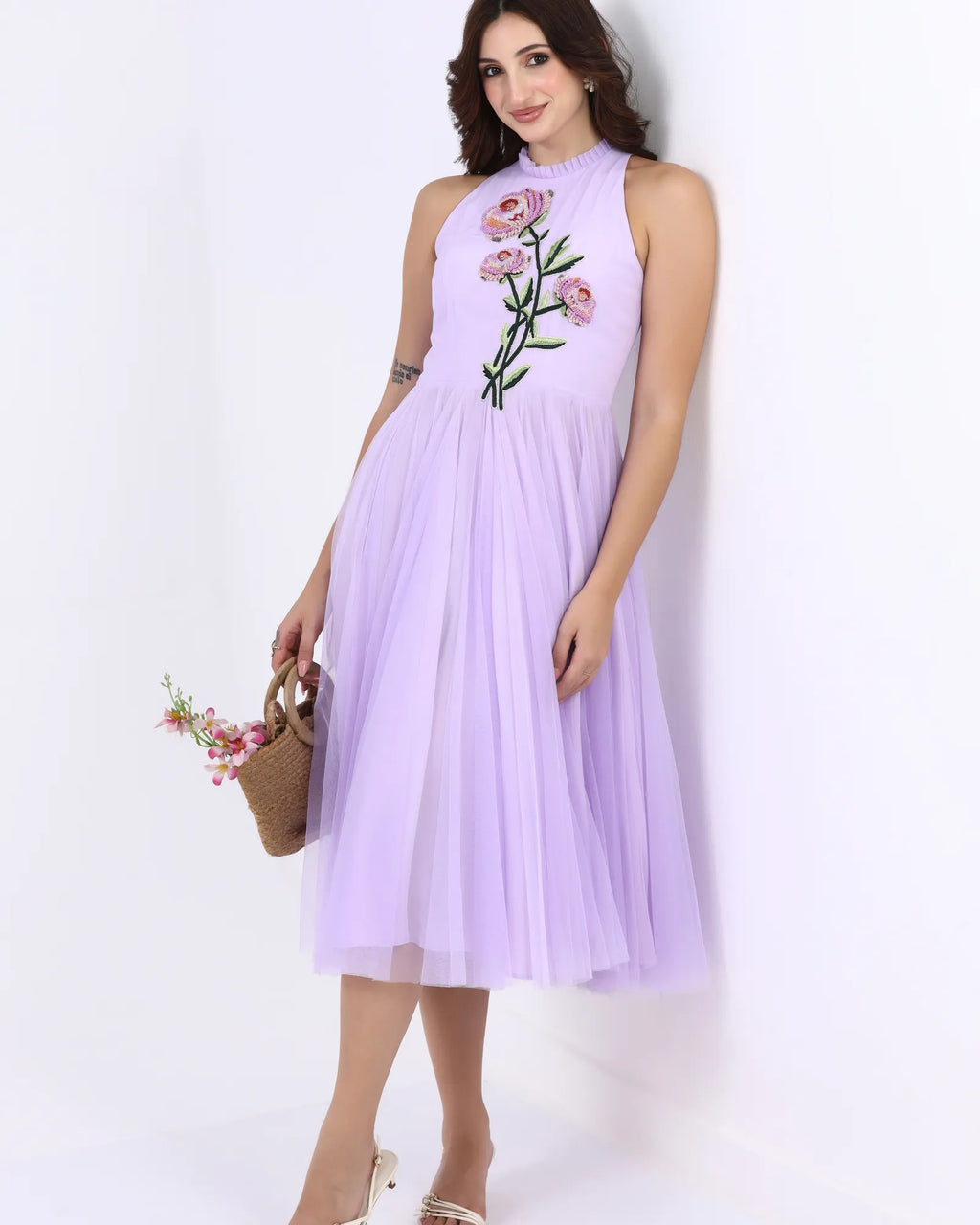 Lavender Petal Tulle Dres