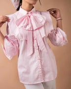 The Pink Bow Flap Shirt
