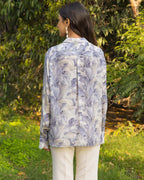 Passionflower Printed Crepe Silk shirt - Dareiss