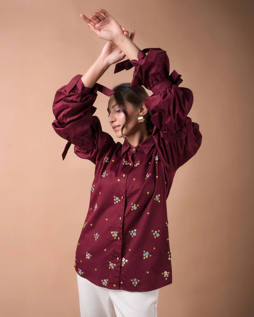 The Floral Bubble Shirt