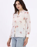 Blush Petal Printed Shirt