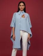 Blue Marine Matrix Tunic Shirt