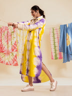 Funky Fusion High-Low Shirt Dress