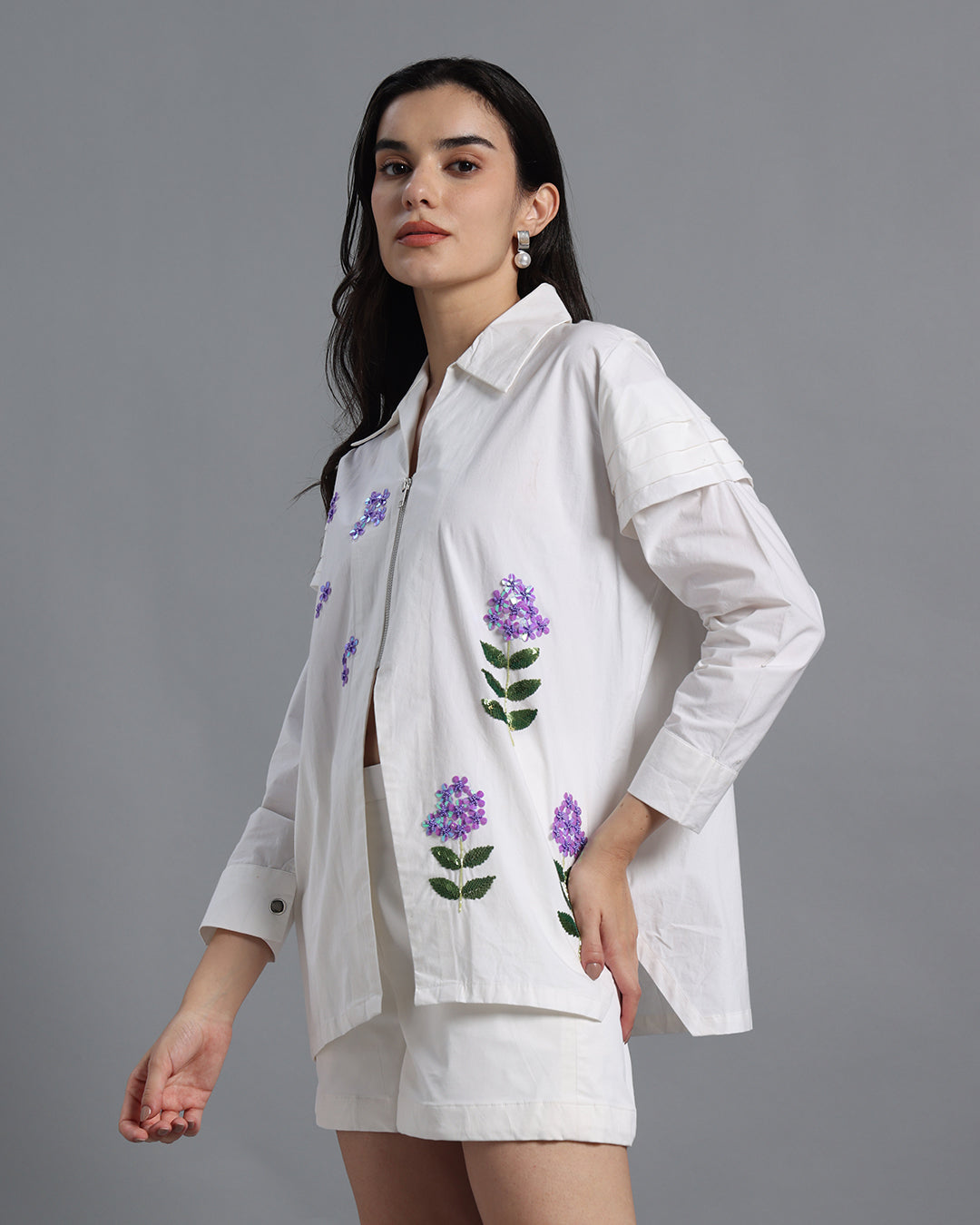 Pristine Cotton White Shirt