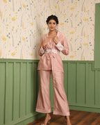 Embroidered Jacket Co-ord Set