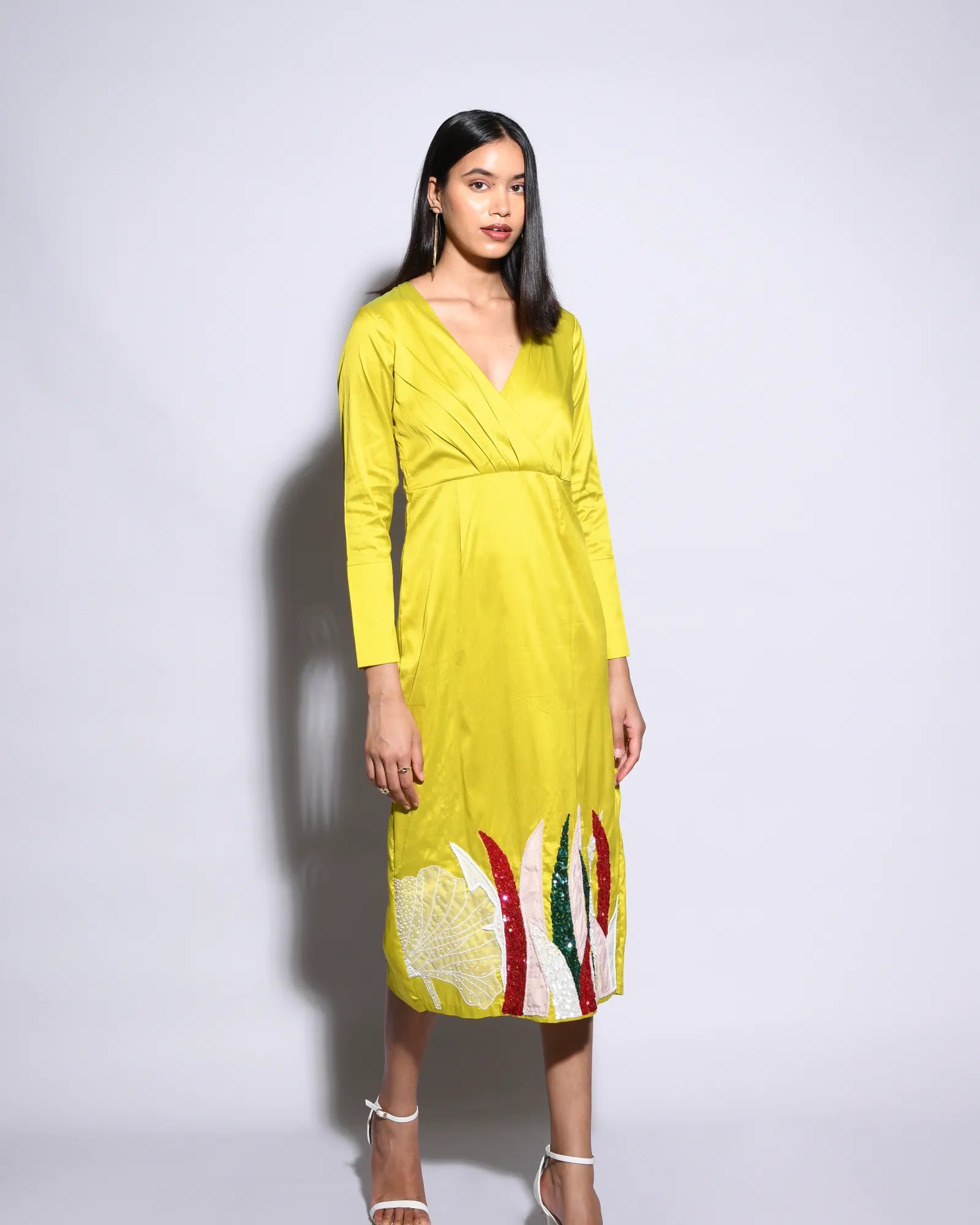 Blazing Lime Green  Dress