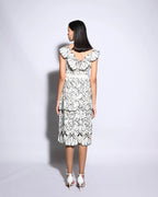 Elina  Rose Cutwork Dress - Itara