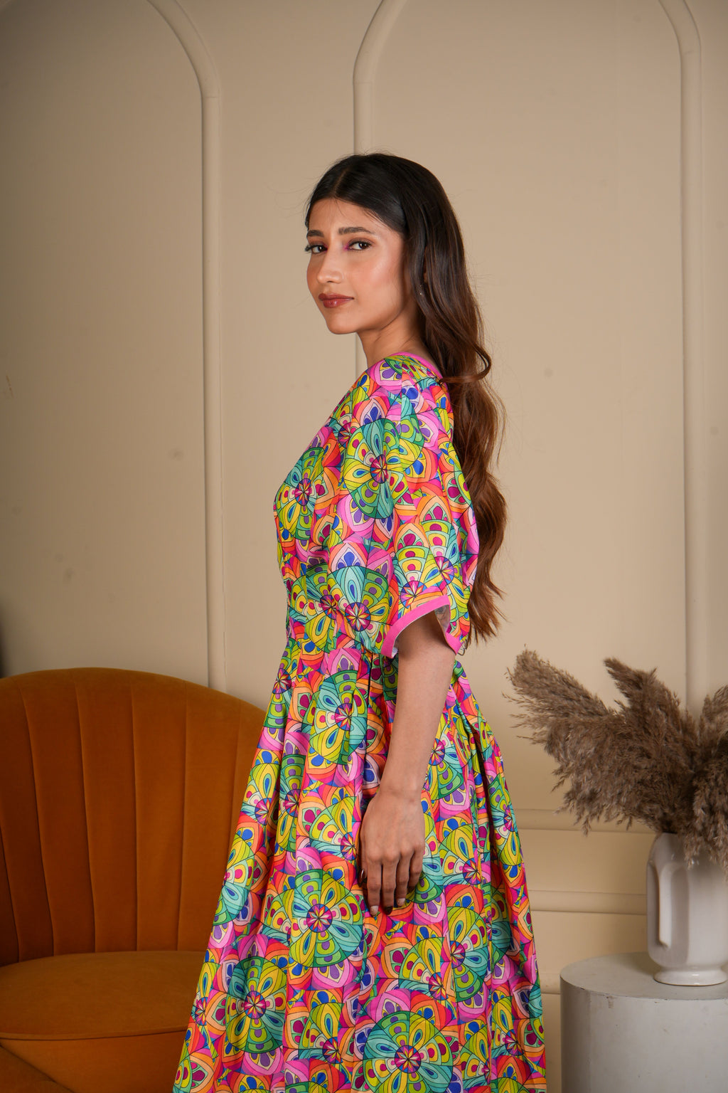 Mandala Muse Cinched 
Dress