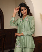 Tucks Detail Kurta-Set