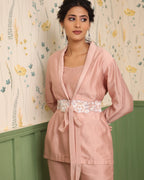 Embroidered Jacket Co-ord Set - BloomIt