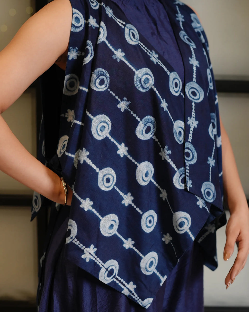 Neel Shibori Jumpsuit Set - House of Papayo
