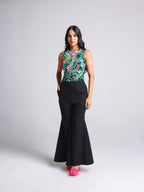 AMAZONICA MULTI COLOR 3D EMBELLISHED BODYSUIT