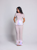 JULIE 2.0 PINK SEQUIN CO ORD SET - Fllaë