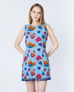 Blue Floral Dress