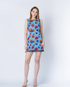 Blue Floral Dress