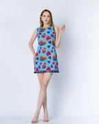 Blue Floral Dress