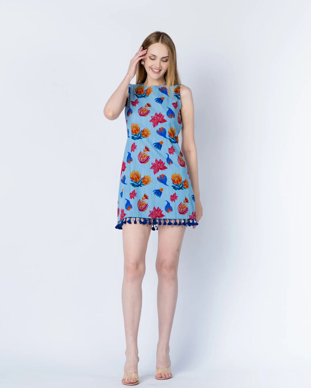 Blue Floral Dress