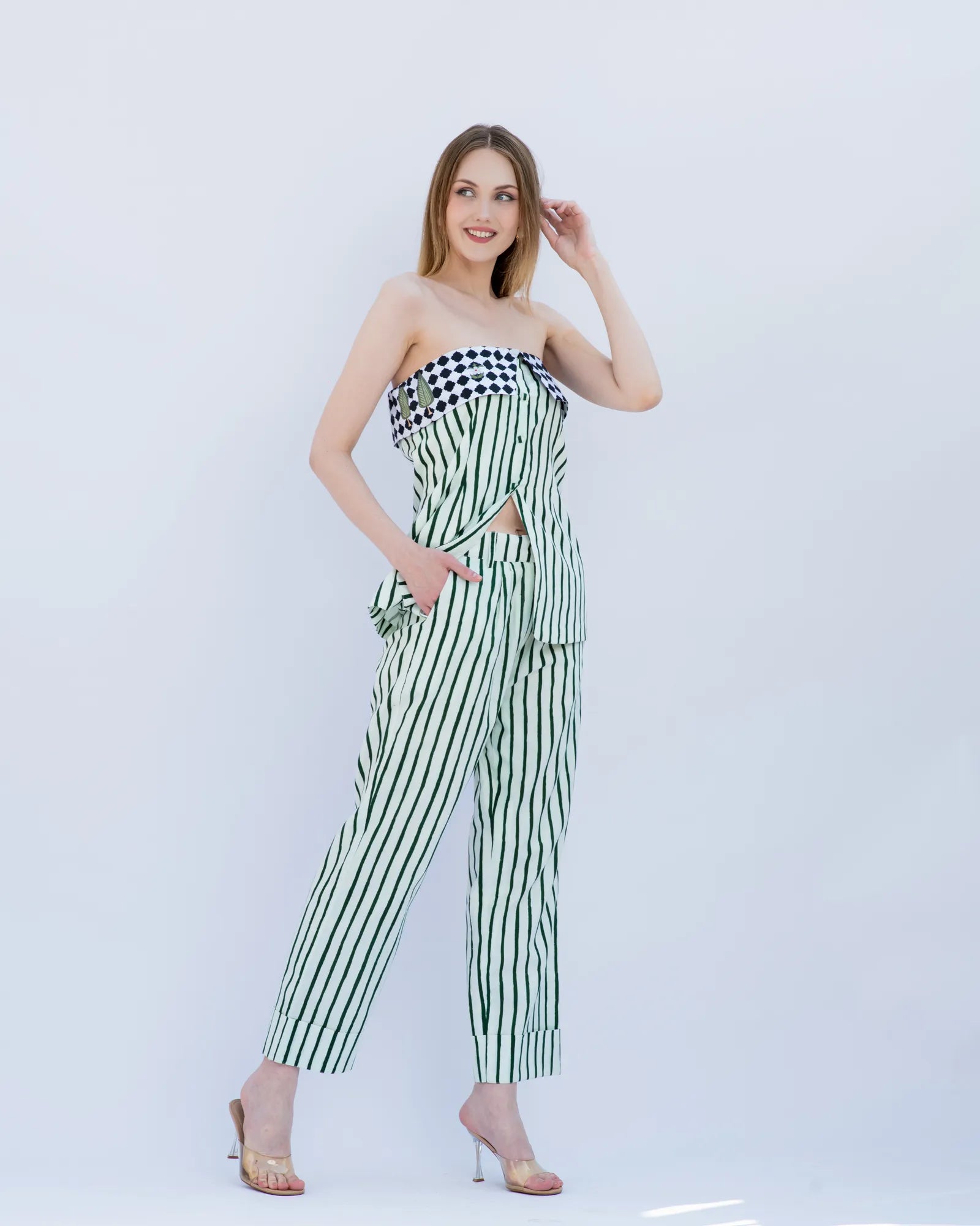 Sleek & Striped Co-ord