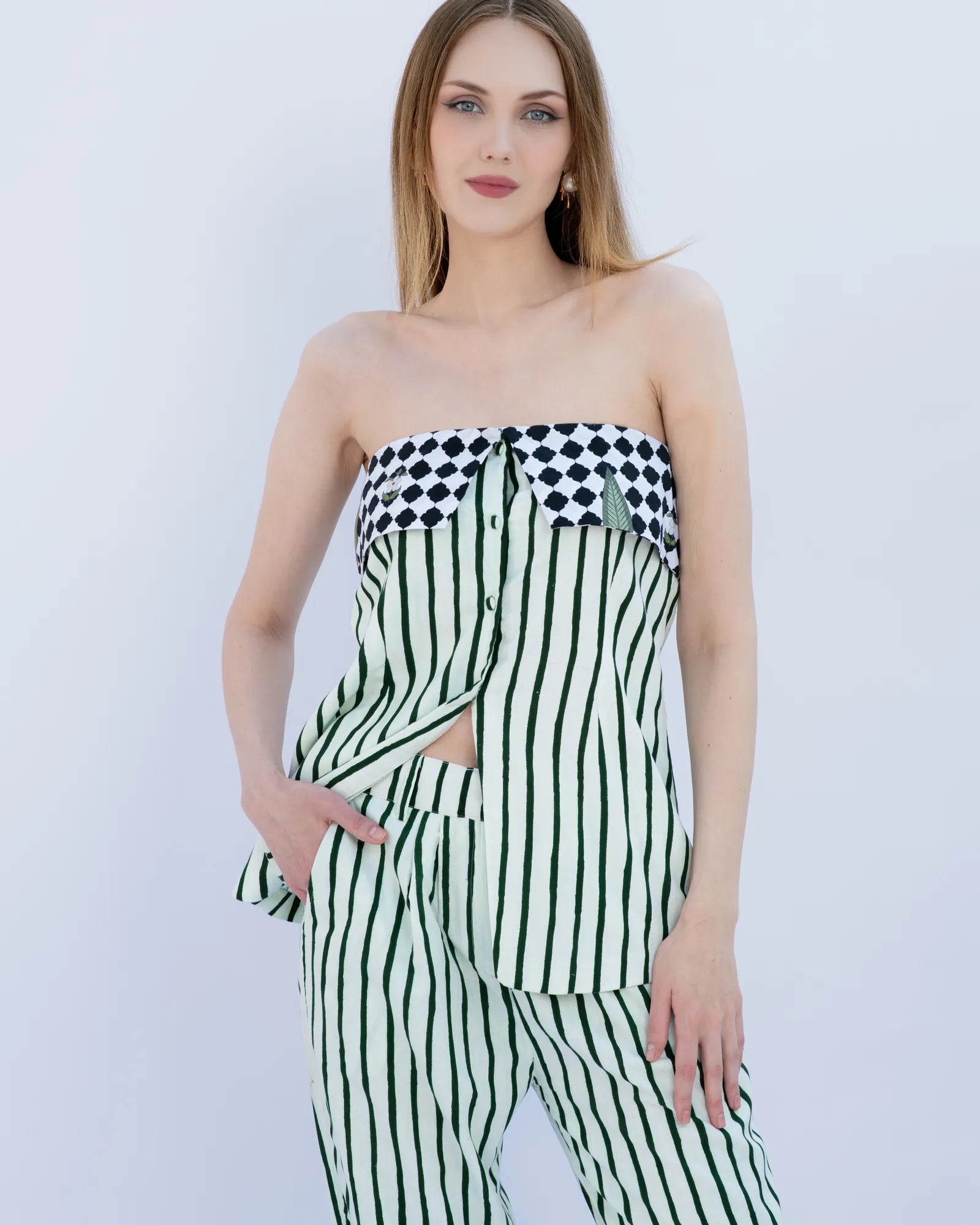Sleek & Striped Co-ord