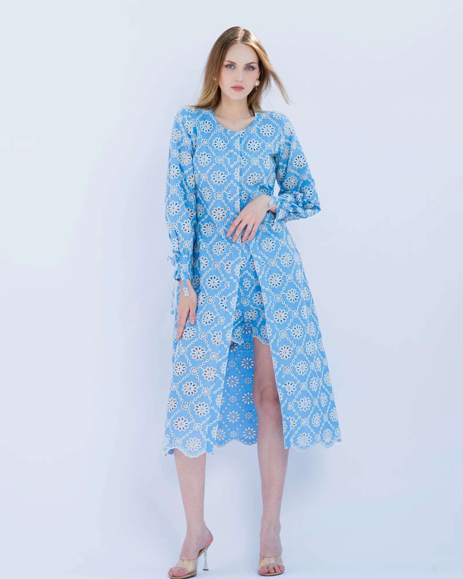 Sky Bloom Co-ord Set