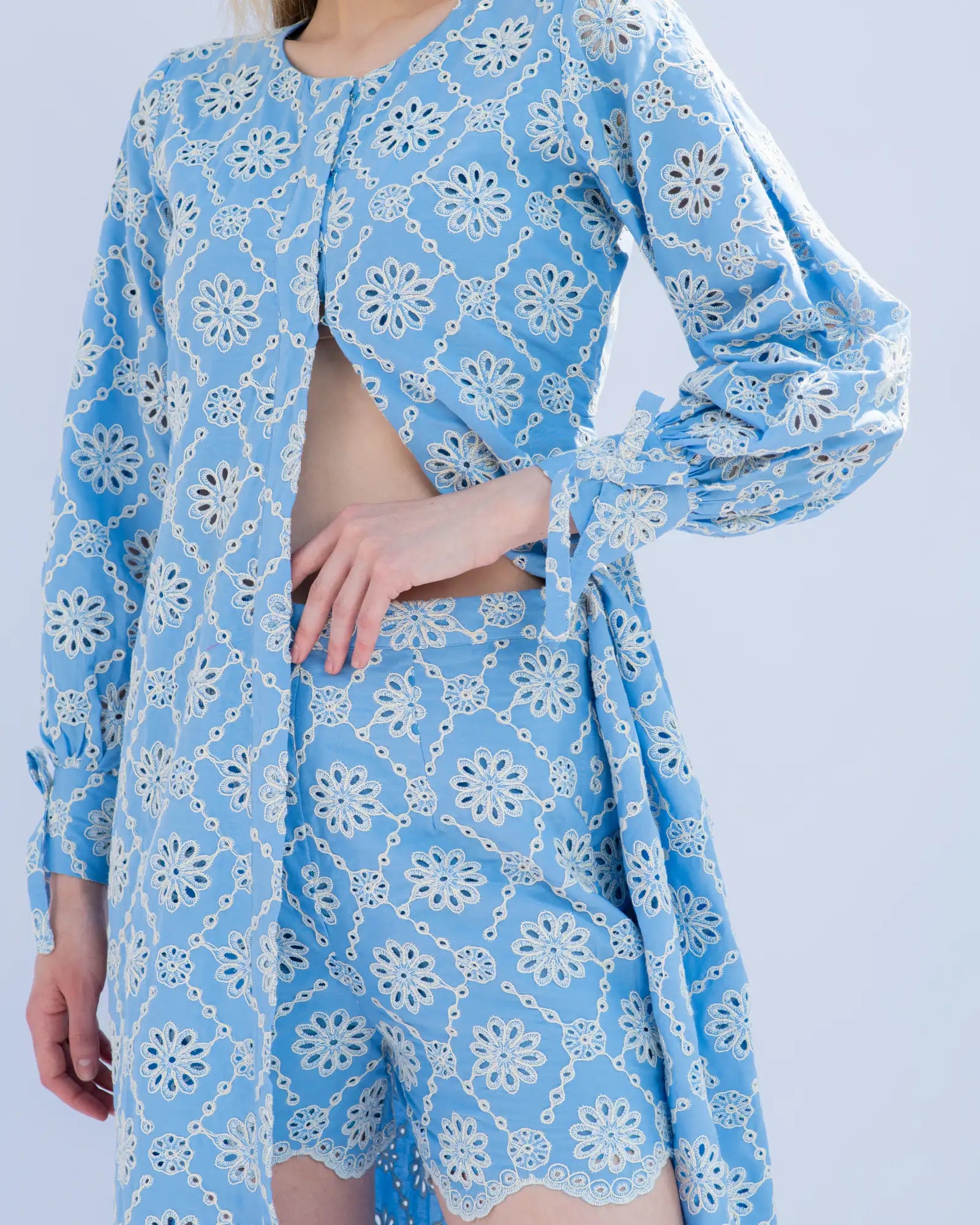 Sky Bloom Co-ord Set