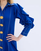 Blue Frill Dress