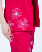 Fuchsia Floral Statement Suit