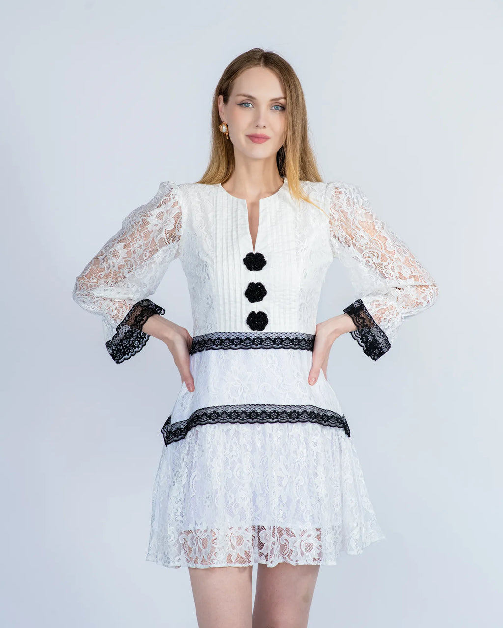 White Net Dress