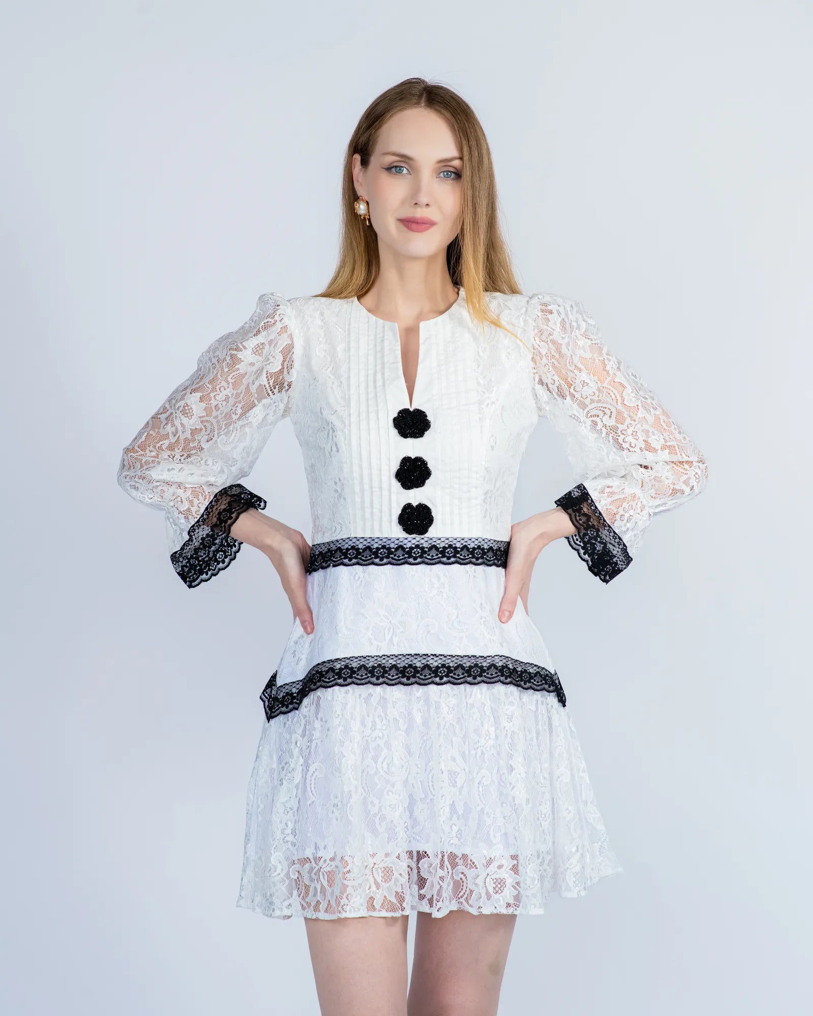 White Net Dress