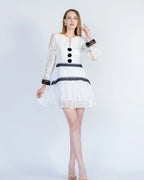 White Net Dress