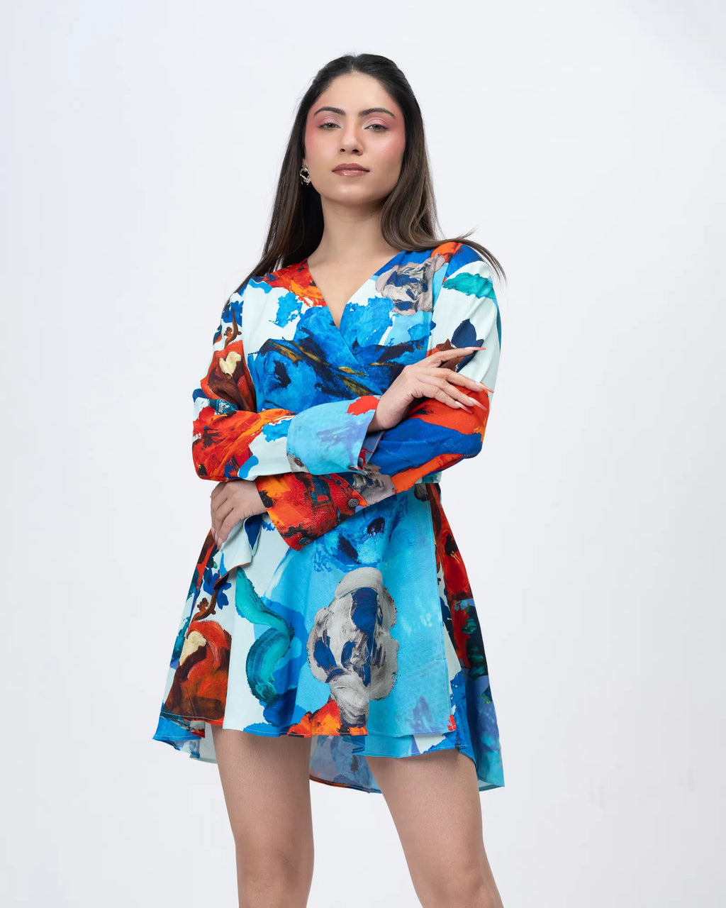 Parade Blanc Wrap-around Dress