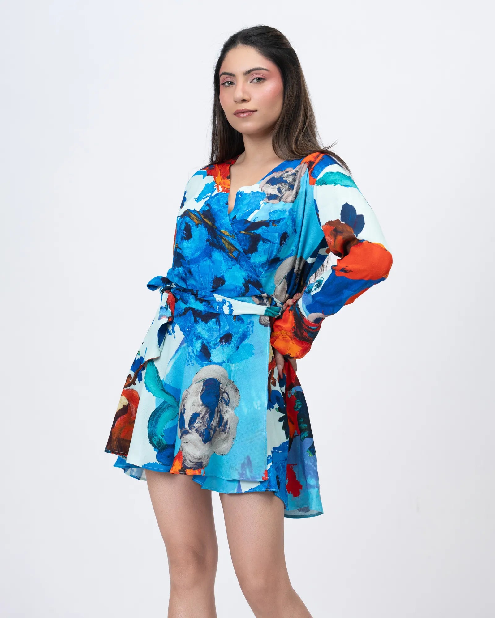 Parade Blanc Wrap-around Dress