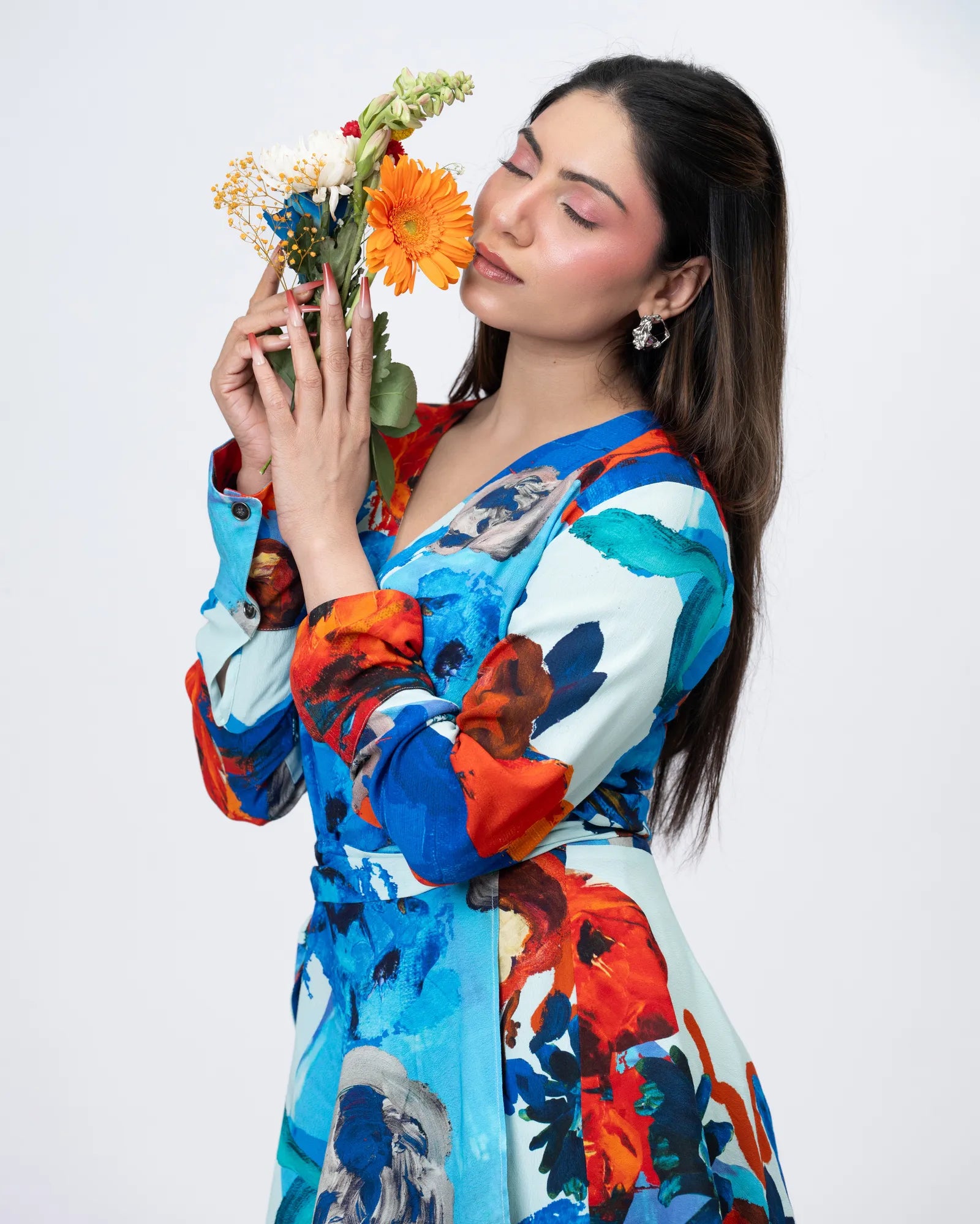 Parade Blanc Wrap-around Dress